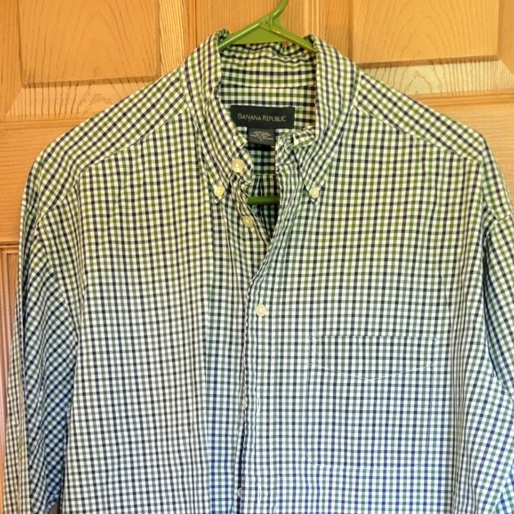 Banana Republic - Mens Long Sleeve Button Up Shirt